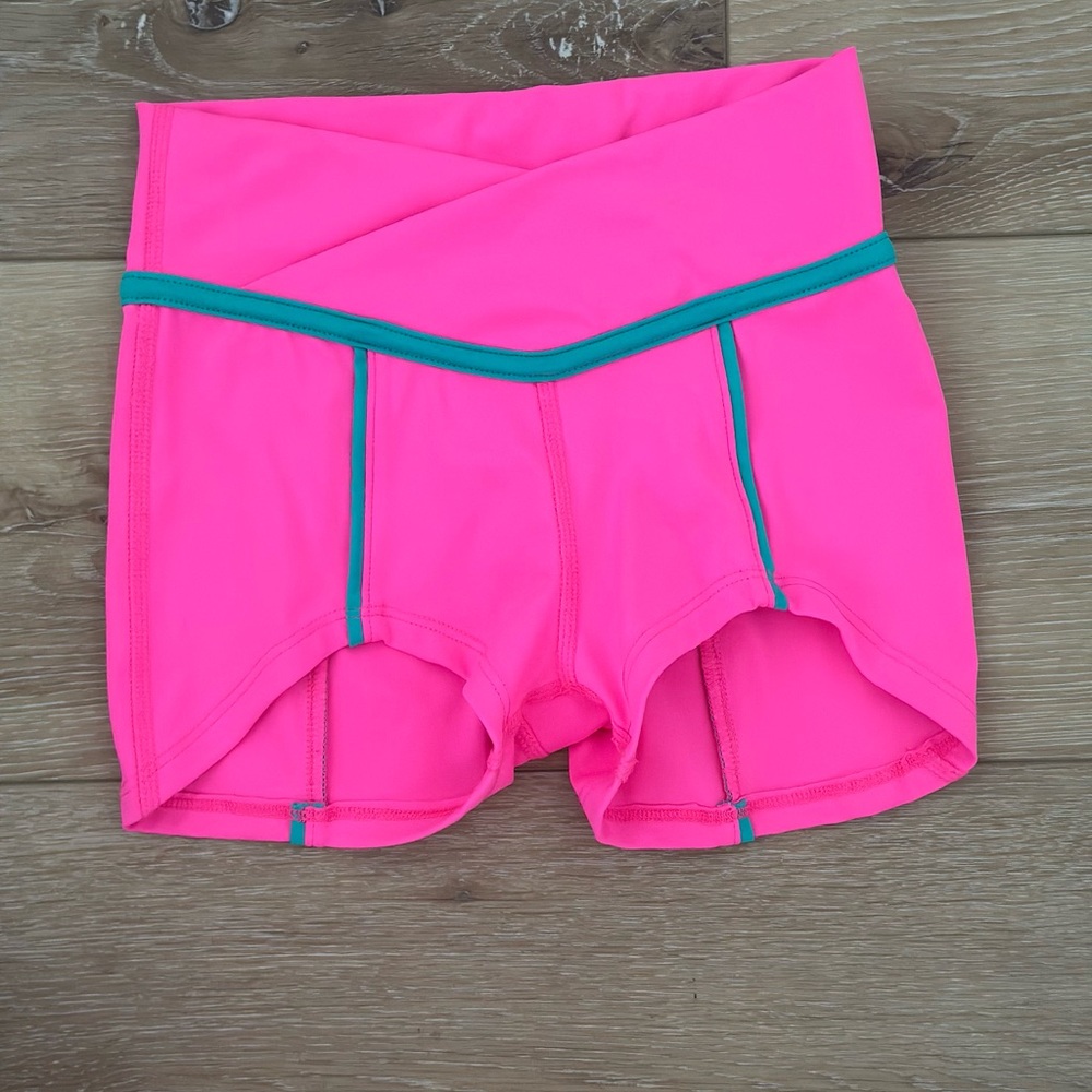 Tiger Friday Shorts - Pink and Teal